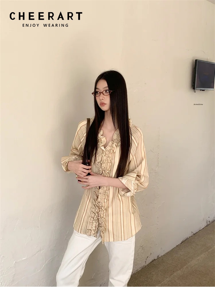 CHEERART Stringy Selvedge Yell - Yellow Winter Clothing recension och pris